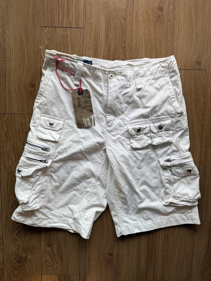 Polo by Ralph Lauren 白 カメラマン サファリ カーゴパンツ