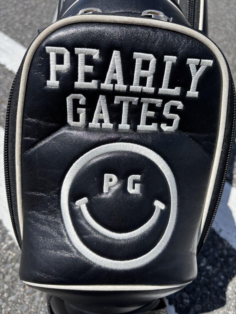 PEARLY GATES キャディバッグ　スタンド式　トラベルカバー付き