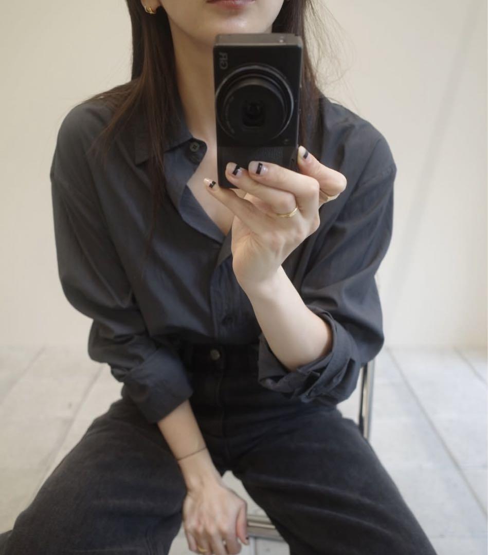 【ぽんさま　専用】todayful トゥデイフル　シャツ　ブラック