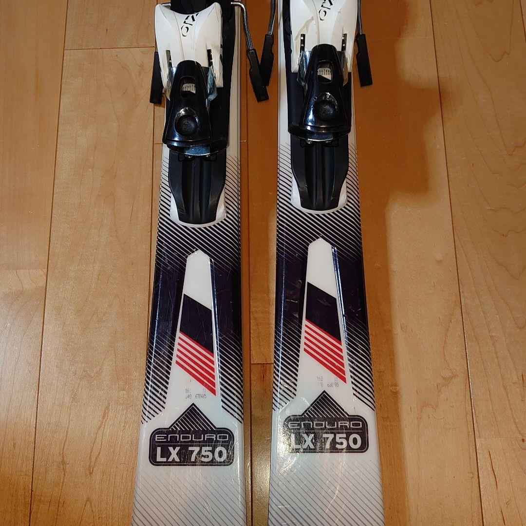 SALOMON ENDURO LX750 スキー板 160cm スキーストック付