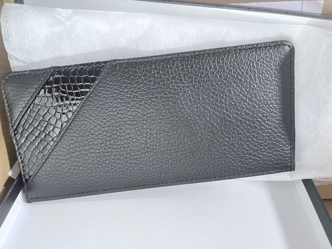 オルタナデザイン リーフウォレットCW/極薄型財布 最高級クロコ