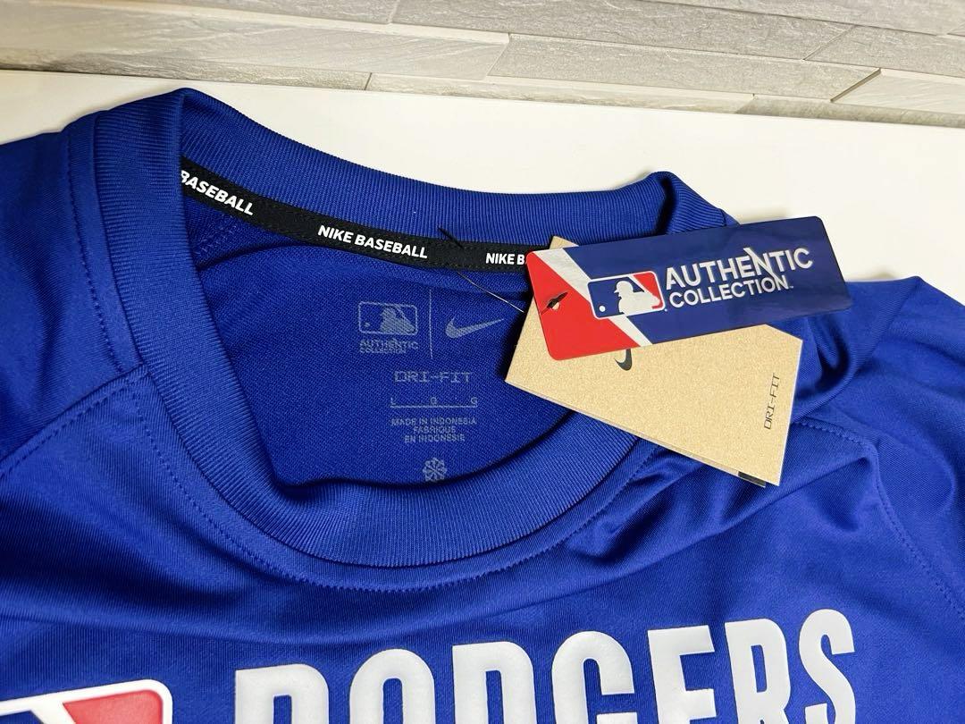 ドジャース 選手着用品 パフォーマンスTシャツ サイズL MLB正規品 新品