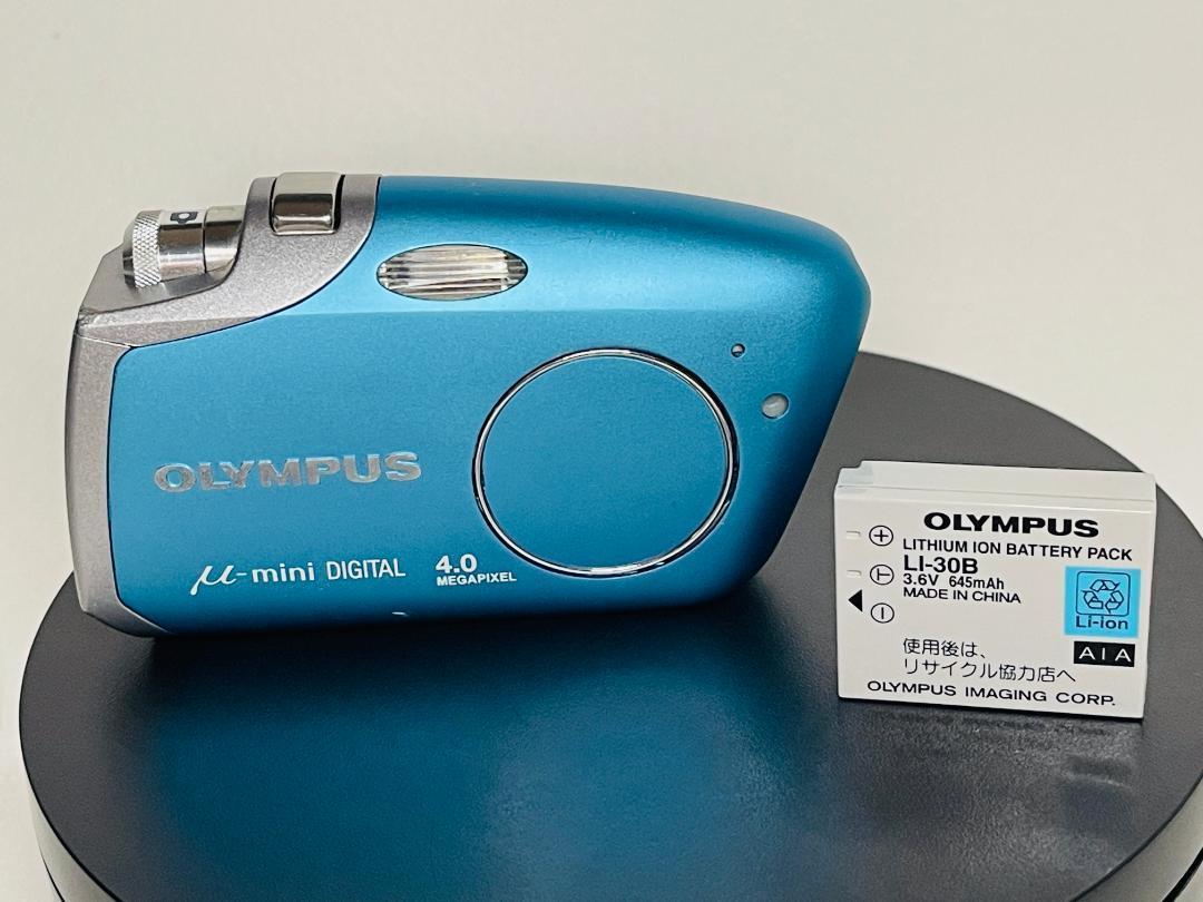 ＊動作確認済み　OLYMPUS μ-mini DIGITAL S コンデジ OLYMPUS μ-mini DIGITAL 動作確認済み 充電器付き - メルカリ