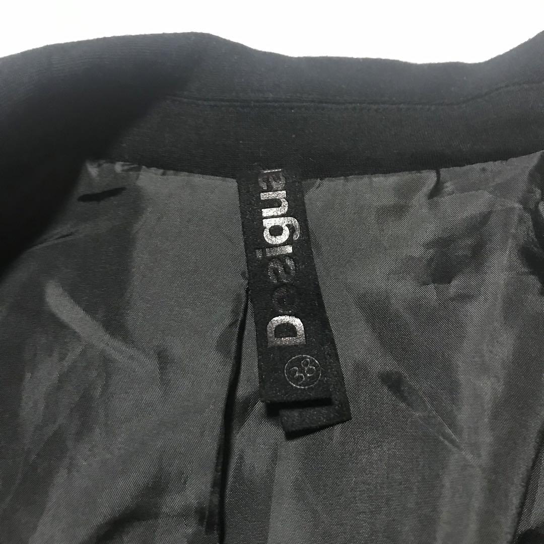 Desigual デシグアル スタッズ付 ブラック ブレザー ジャケット