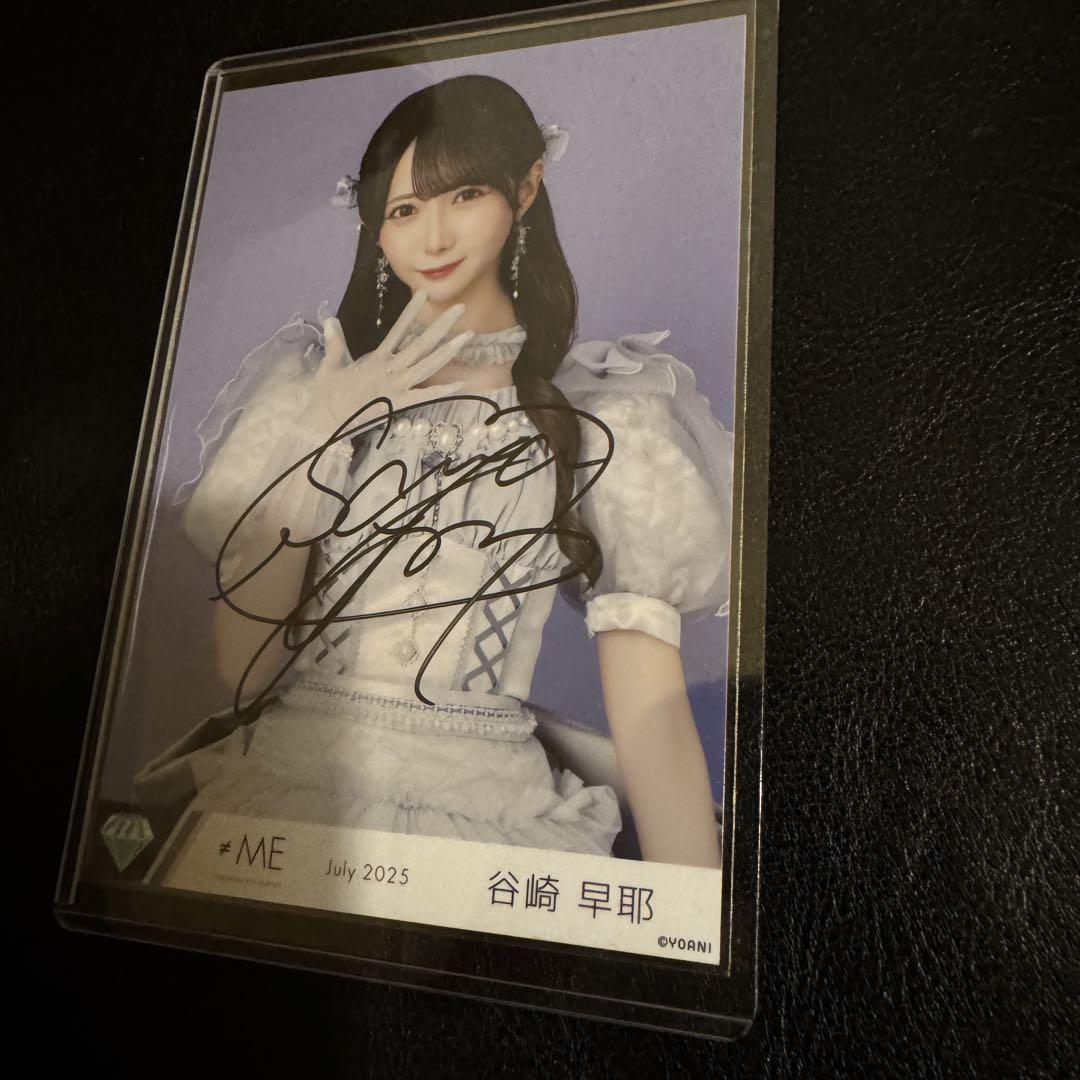 ≠ME ノイミー　生写真　モブノデレラ　歌唱衣装　谷崎早耶　直筆サイン ≠ME ノイミー 生写真 モブノデレラ 歌唱衣装 谷崎早耶 直筆