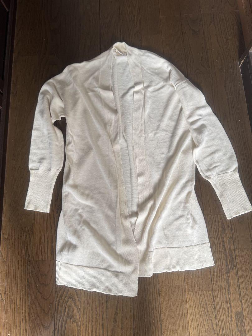 PRISTINE ロングカーディガン Mサイズ アイボリー