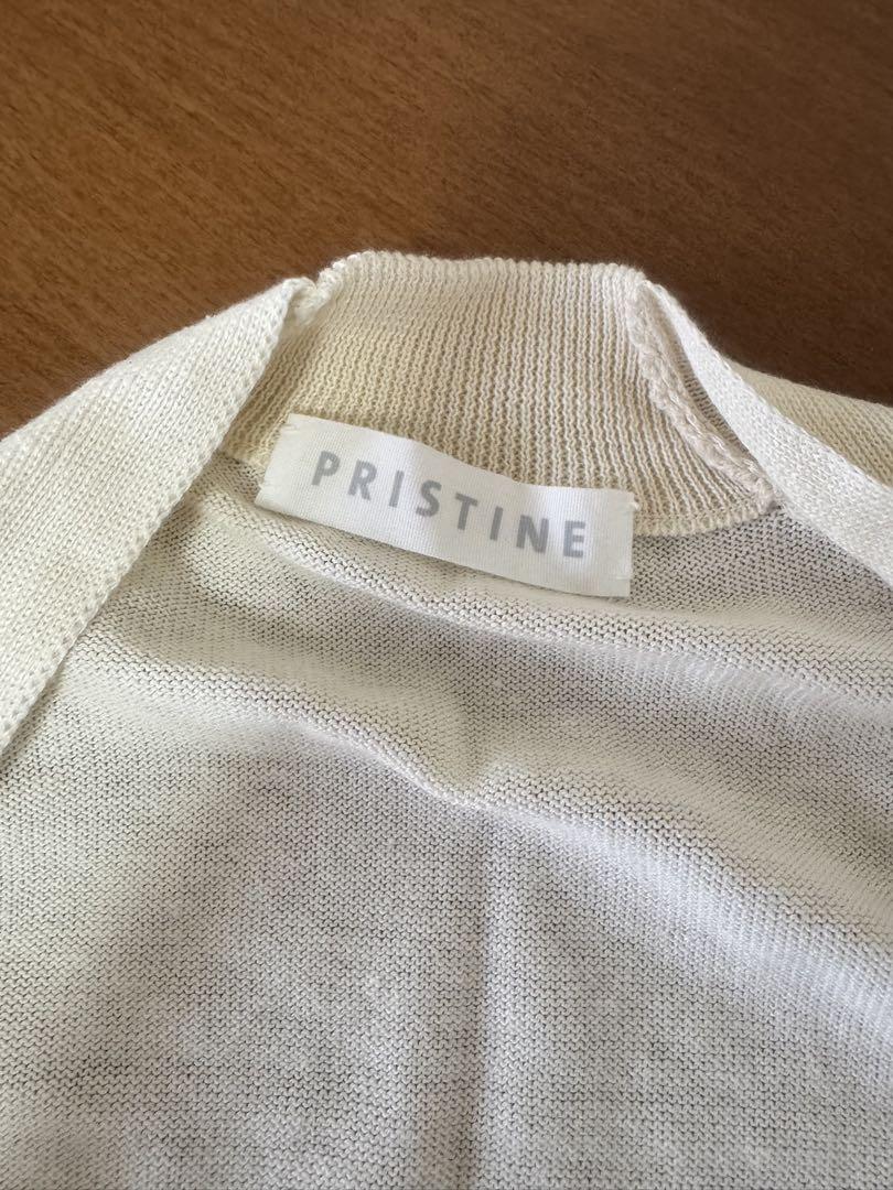 PRISTINE ロングカーディガン Mサイズ アイボリー