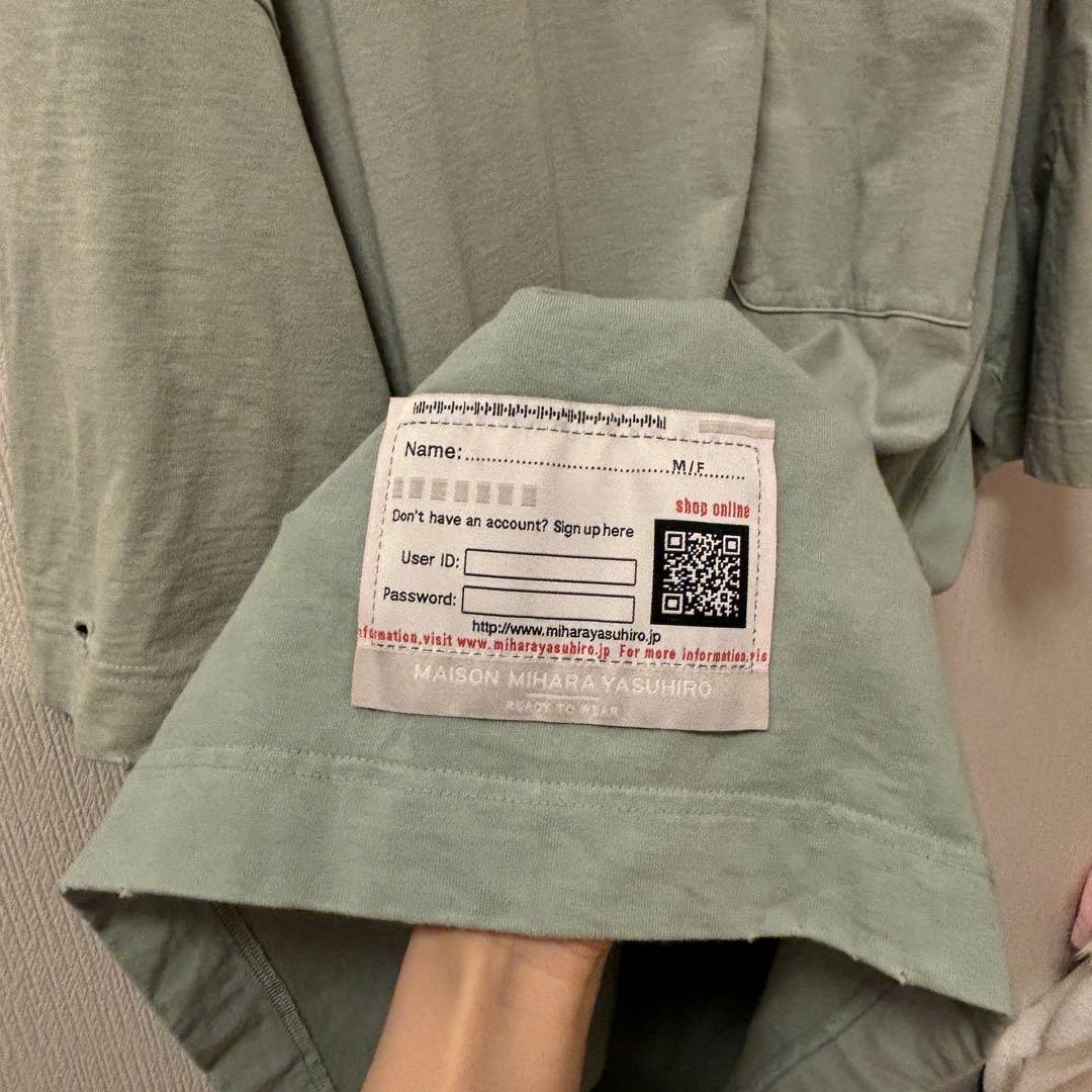 maison mihara yasuhiro tシャツ ダメージ　半袖