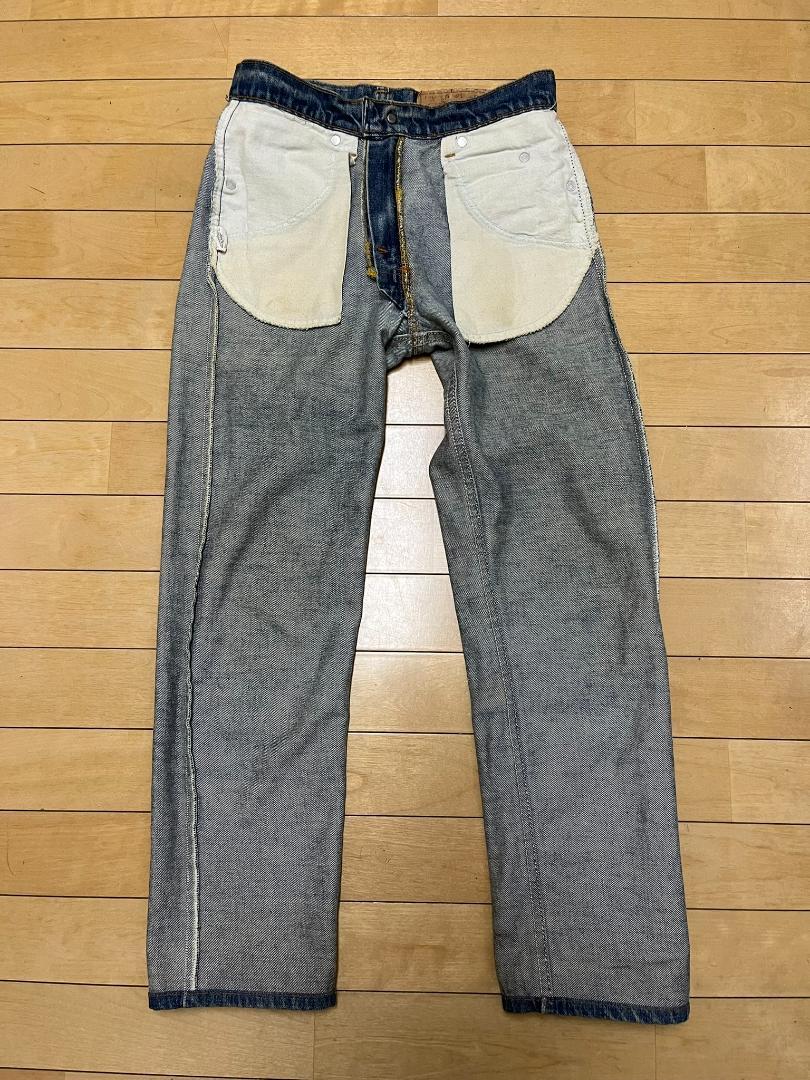 リーバイス 505 80年 刻印8 オレンジタブUSA W28 L32 リペア有