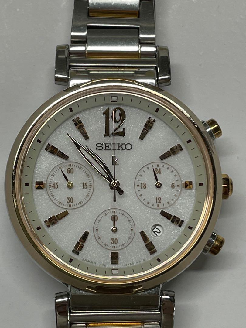 SEIKO ルキア腕時計 ホワイト