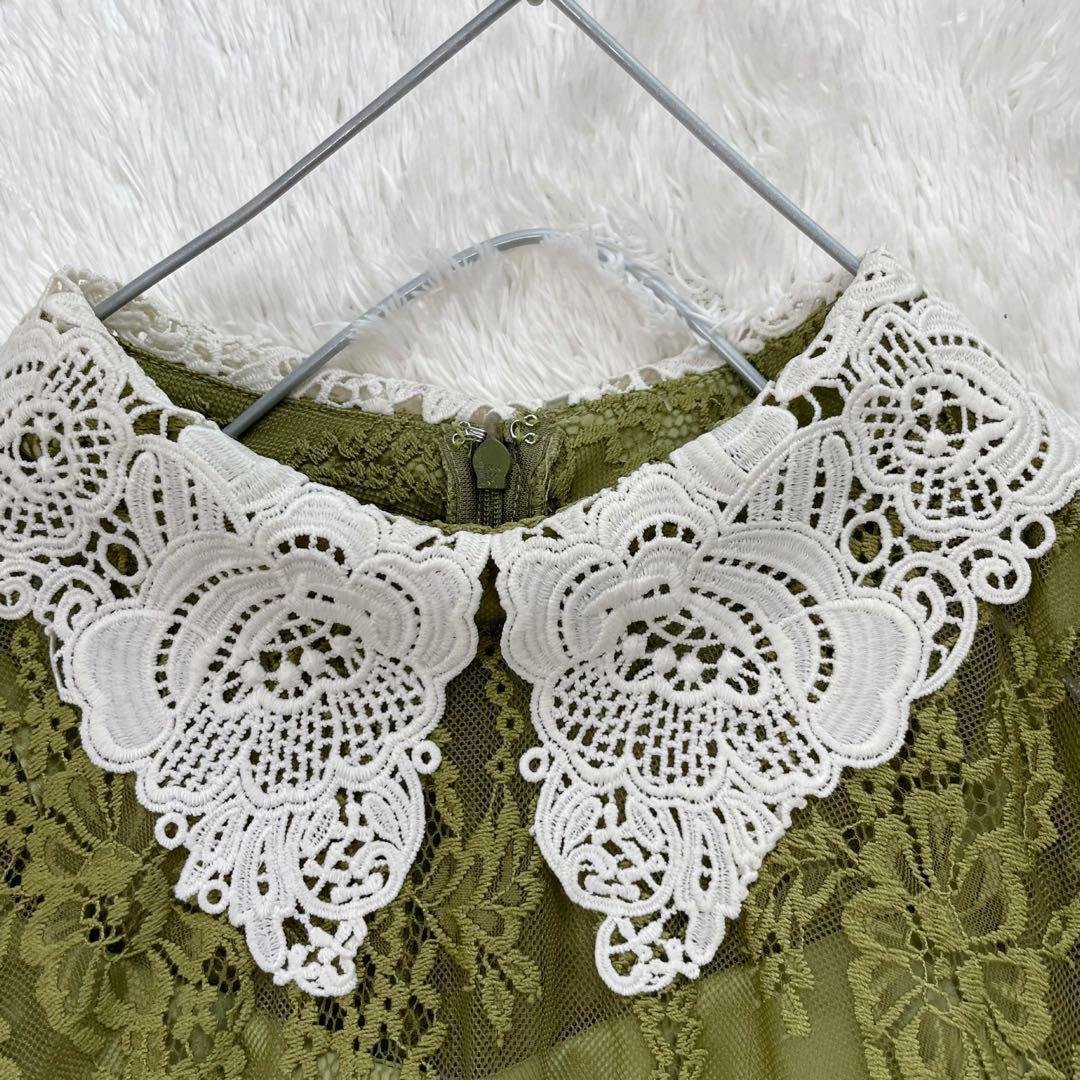 美品✨️Bclassic 結婚式 ドレス ロング ワンピース 総レース 40