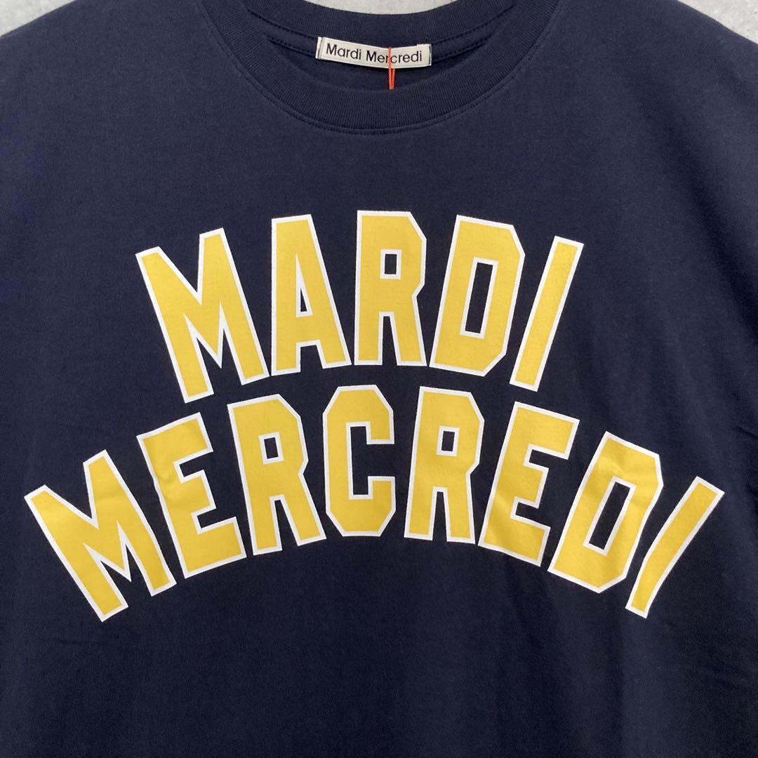 MARDI MERCREDI（マルディメクルディ）ネイビー Tシャツ