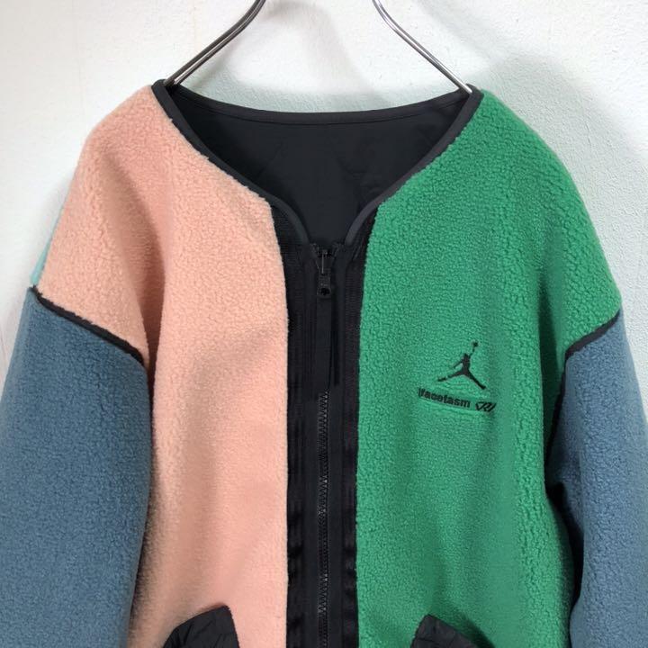 最安値大人気 ジョーダン×ファセッタズム 別注 コラボ リバーシブルジャケット ボアフリース TGwck-m25390169717 正規品好評