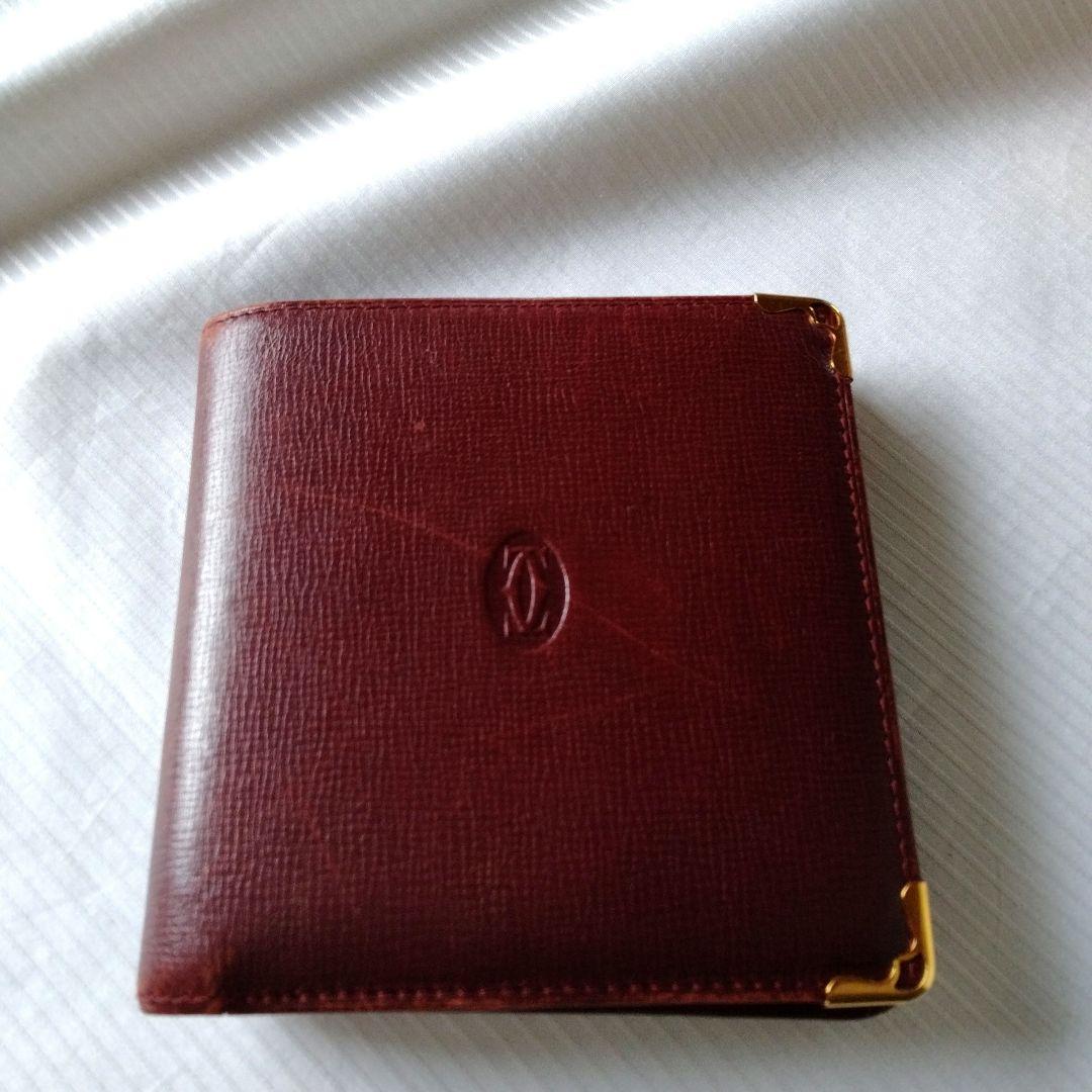 カルティエ　2つ折り財布　箱&証明書付き