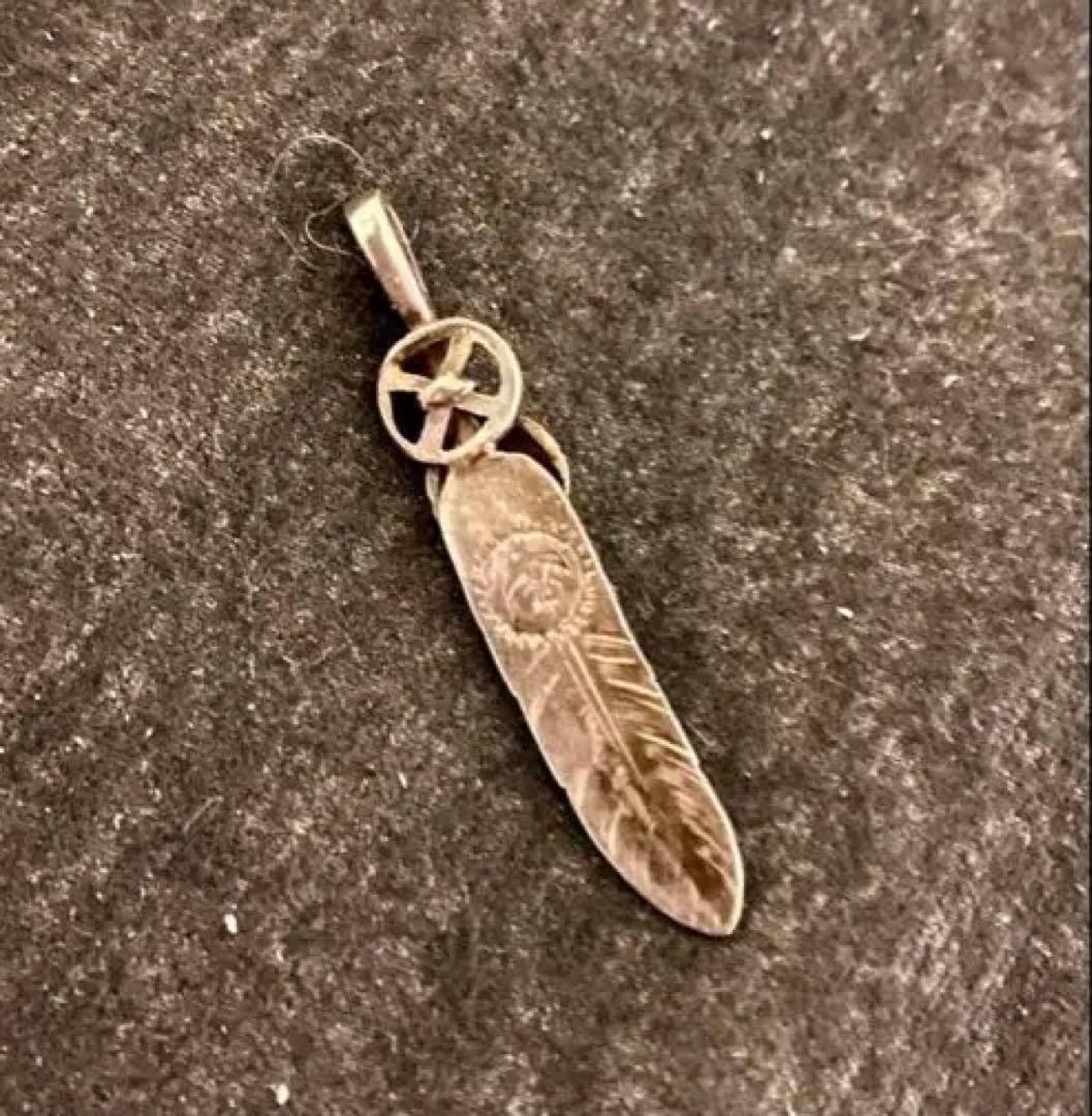 ゴローズ　goro's 上金ハートホイールフェザー　Mサイズ　委託店　18k