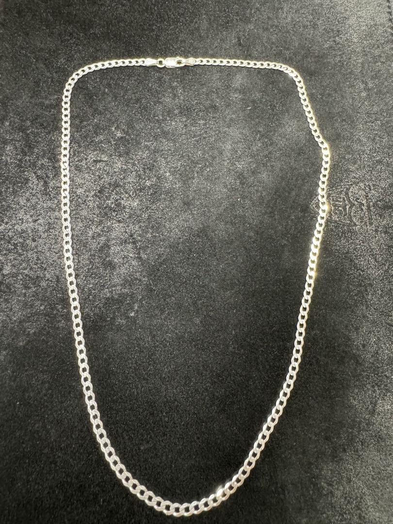 VINTAGE イタリア製 喜平Tバーチェーンネックレス シルバー925