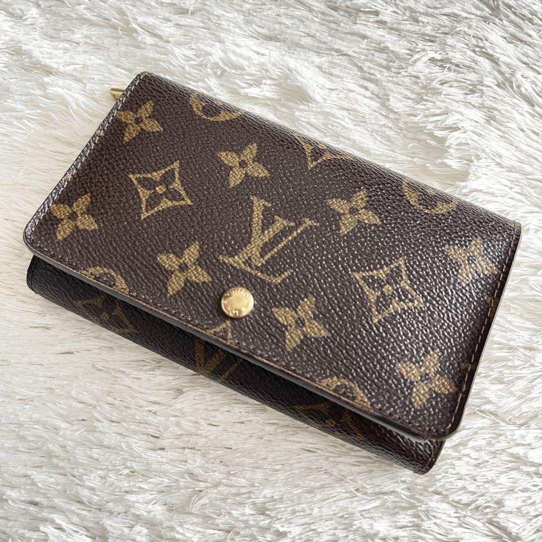 【極美品】　ルイヴィトン モノグラム　折り財布 ポルトモネ ヴィエノワ　がま口 ルイヴィトン LOUIS VUITTON 二つ折りがま口財布 モノグラム