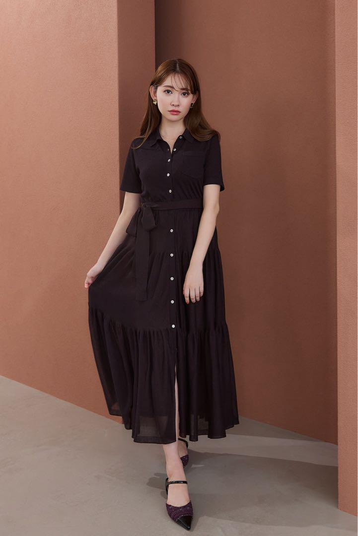 ハーリップトゥ　Romane Tiered Knit Dress