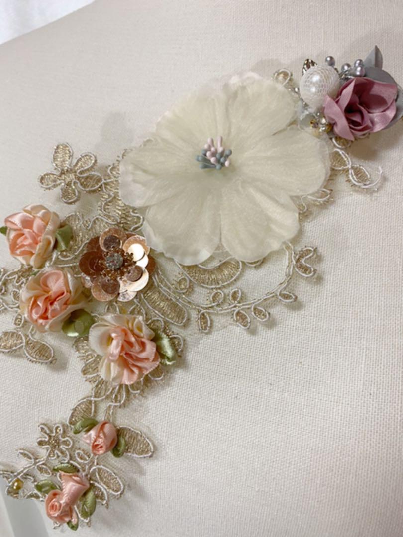 メルカリ 1341 刺繍 花 モチーフ スパンコール ダンス バレエ 衣装に 各種パーツ 999 中古や未使用のフリマ