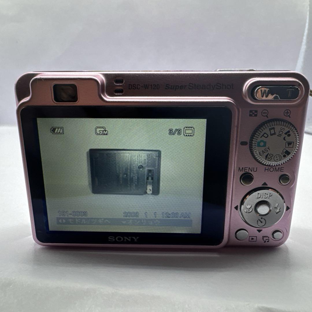 DSC-W120 ピンク