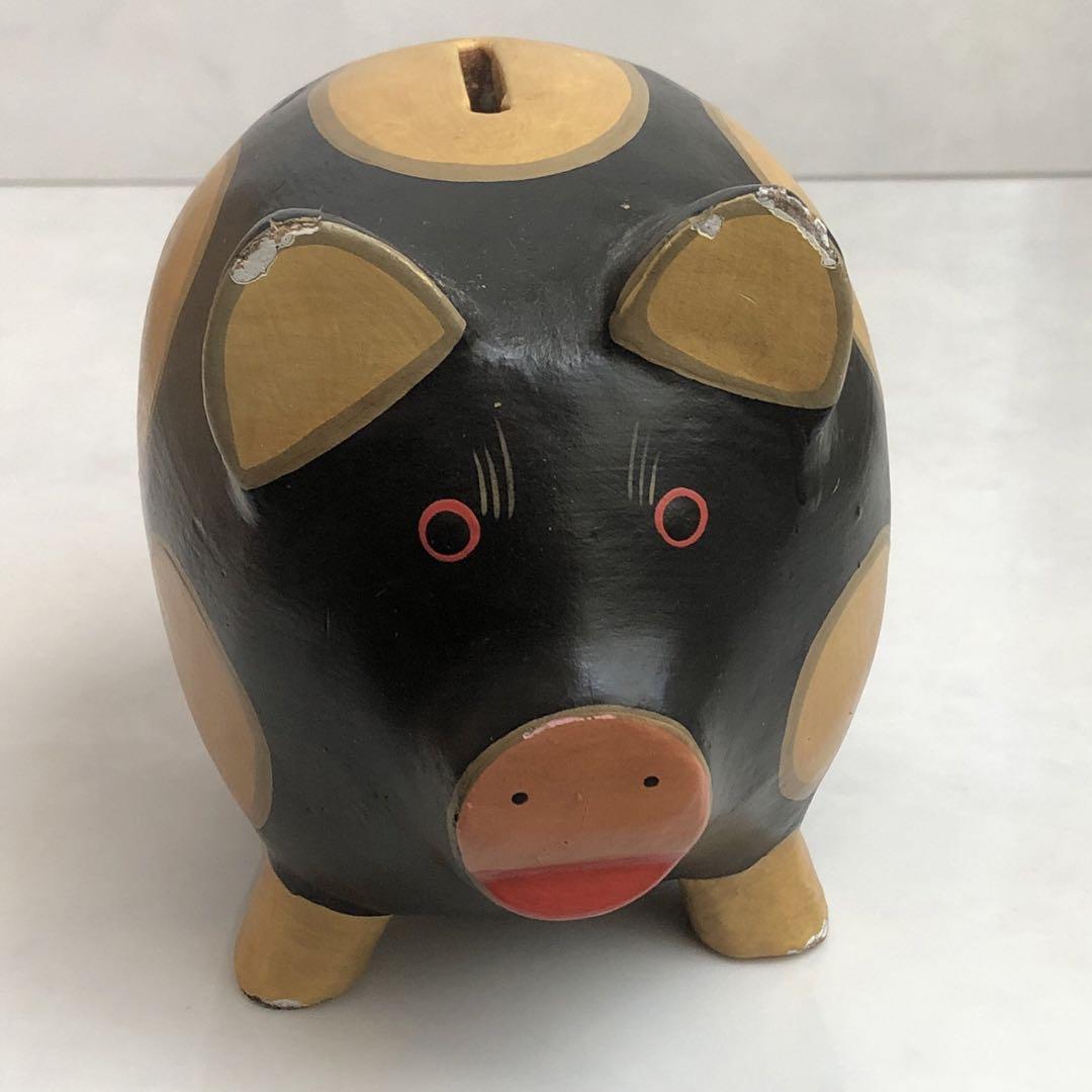 アンティーク牛革　豚貯金箱 Amazon.co.jp: 豚 貯金箱 アンティーク ビンテージ : おもちゃ