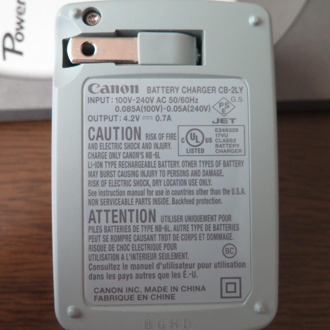【ジャンク品】キャノン　CANON　PowerShot SX280 HS　充電器