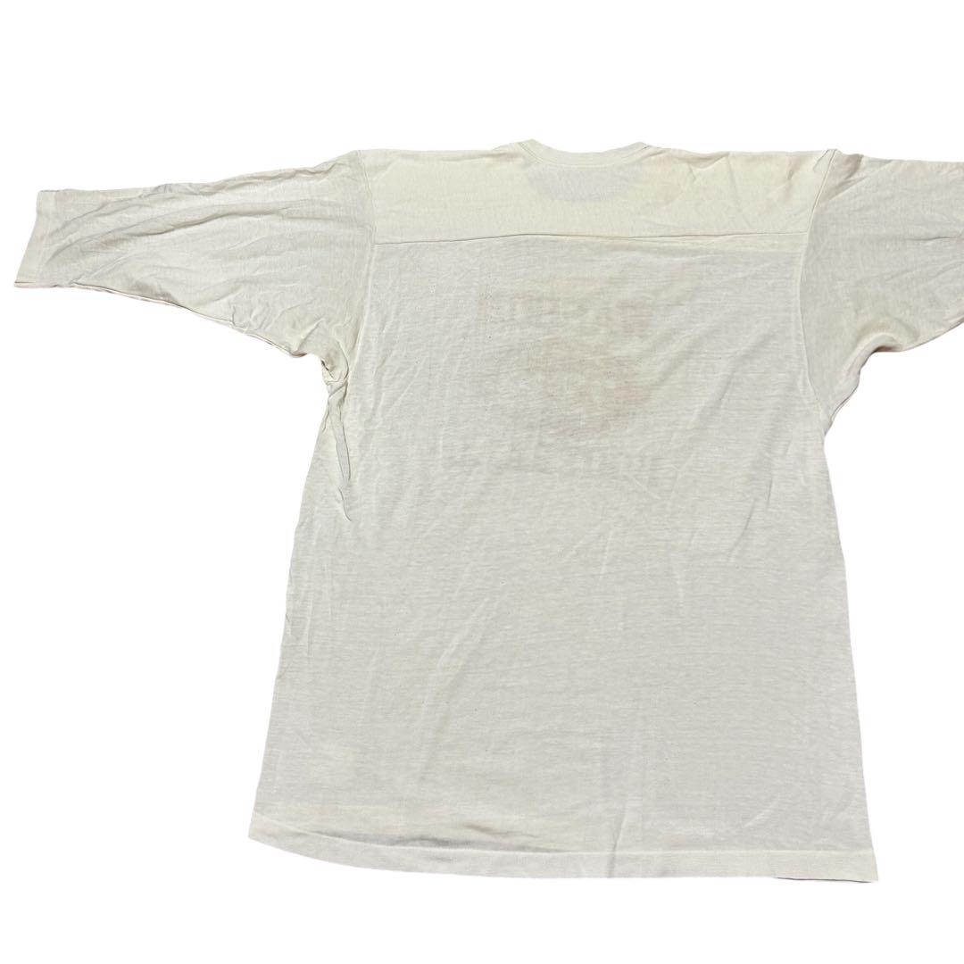 ビンテージ 70s USA製 チャンピオン　フットボール Tシャツ 70s USA製 Championチャンピオン U OF W EAU CLAIRE 74