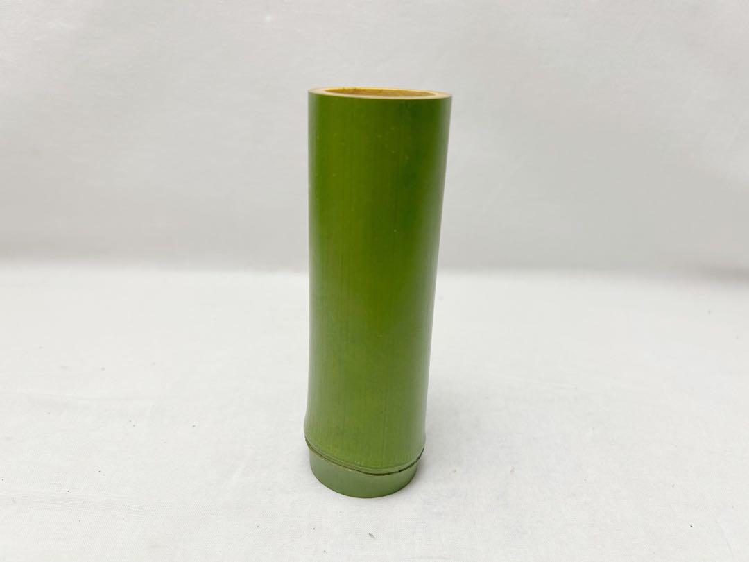 未使用 茶道具 煙草盆 香狭間透し 玄々斎好写 松楽作 黄釉松葉火入 灰吹