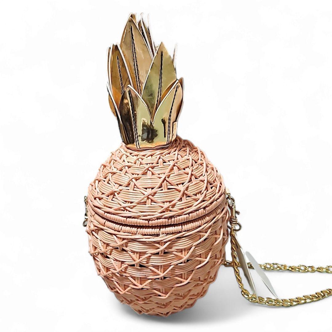 【タグ付き】ACCOMMODE アコモデ パイナップルかごバッグ カゴバッグ