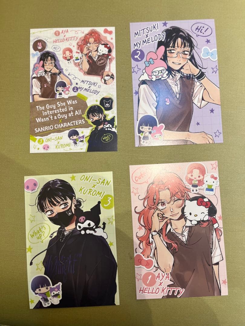 新品3体セット 気になってる人が男じゃなかった サンリオコラボ 新品3体セット 気になってる人が男じゃなかった サンリオコラボ