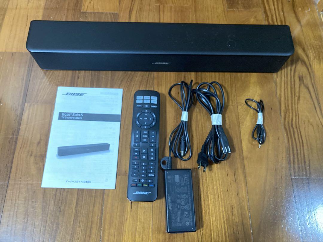 BOSE SOLO 5 TV SOUND SYSTEM (7/29以降発送)