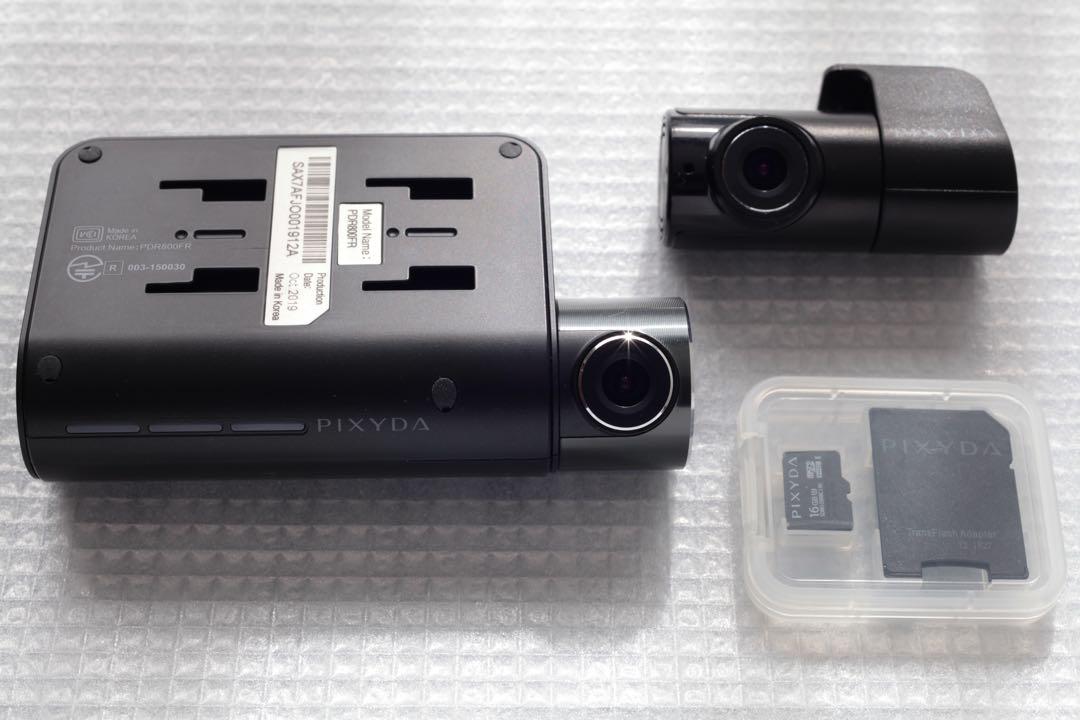 PIXYDA 前後カメラ ドライブレコーダー PDR800FR