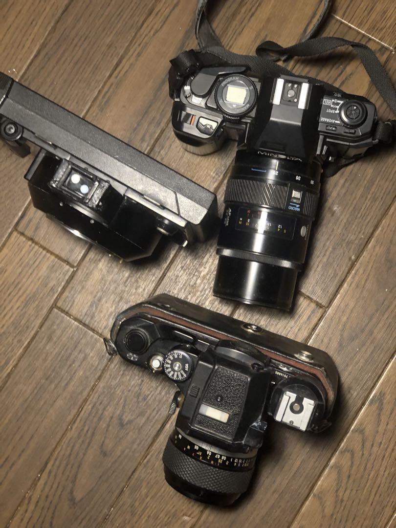 フィルムカメラ三台まとめ売り(ジャンク扱い)