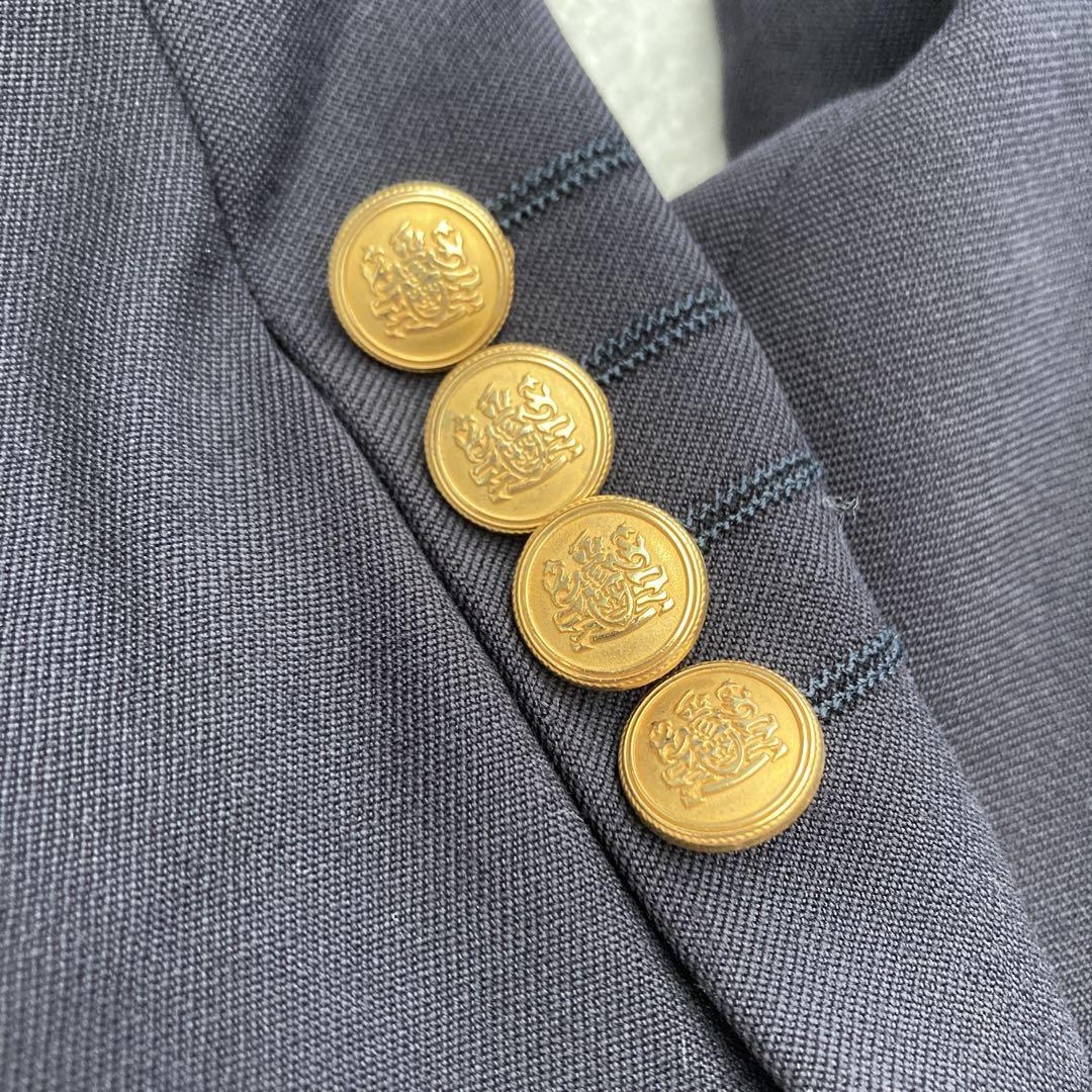 専用Aquascutum ダブルブレスト 紺ブレザー ゴールド金具 メンズ