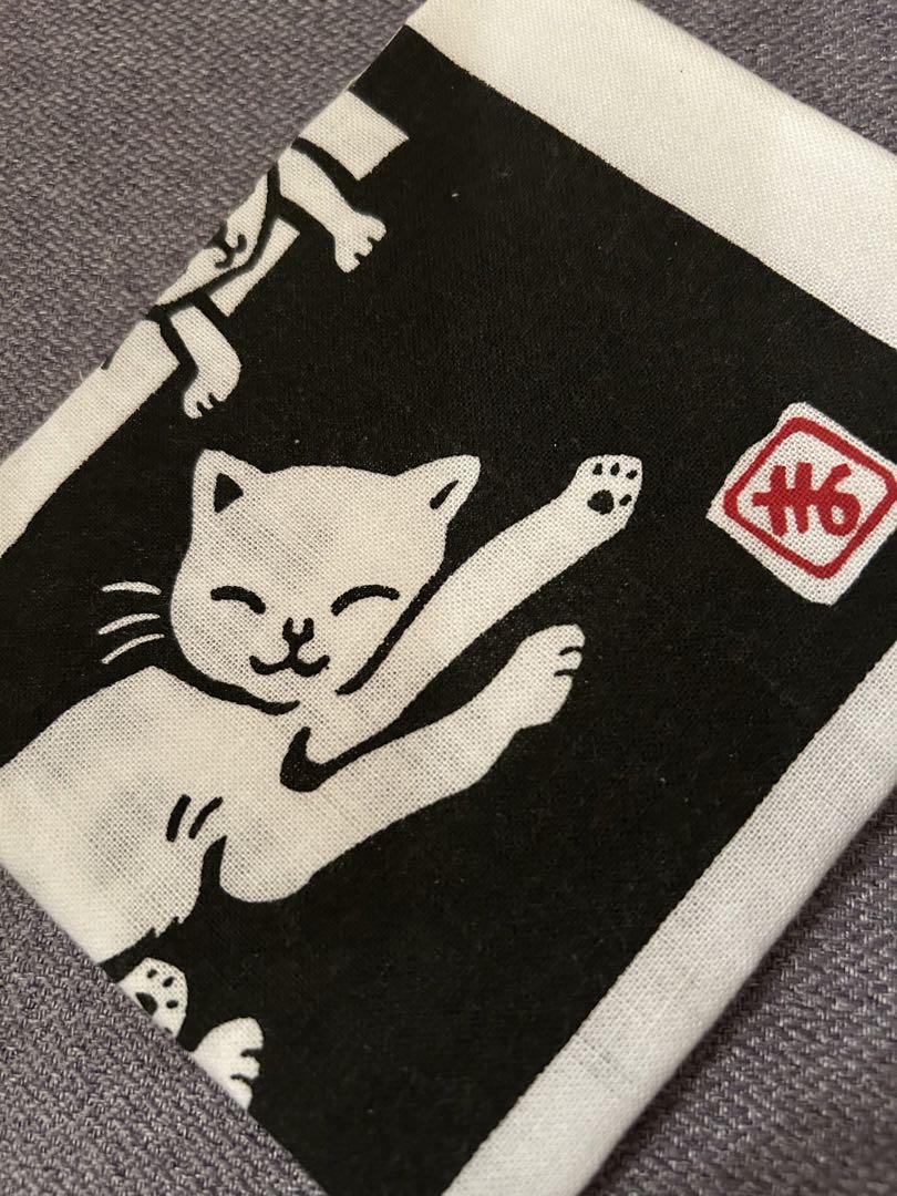 猫手ぬぐい新品