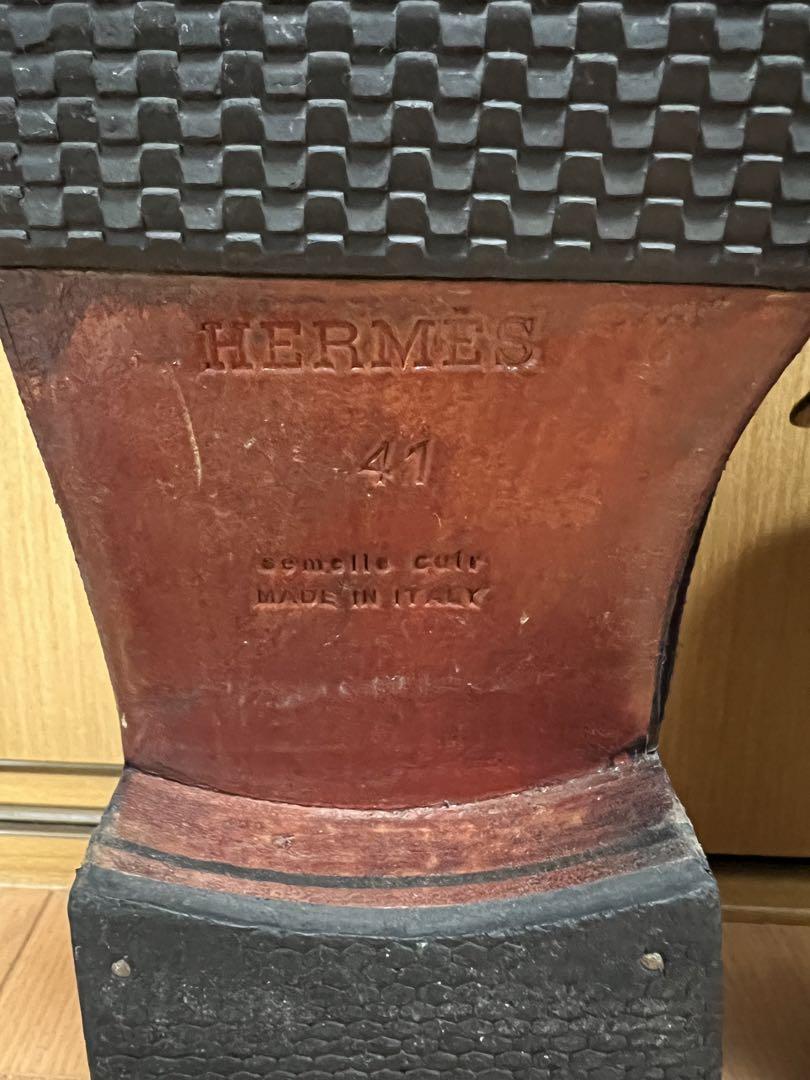HERMES エルメス ローファー モカシン スウェードレザー 靴