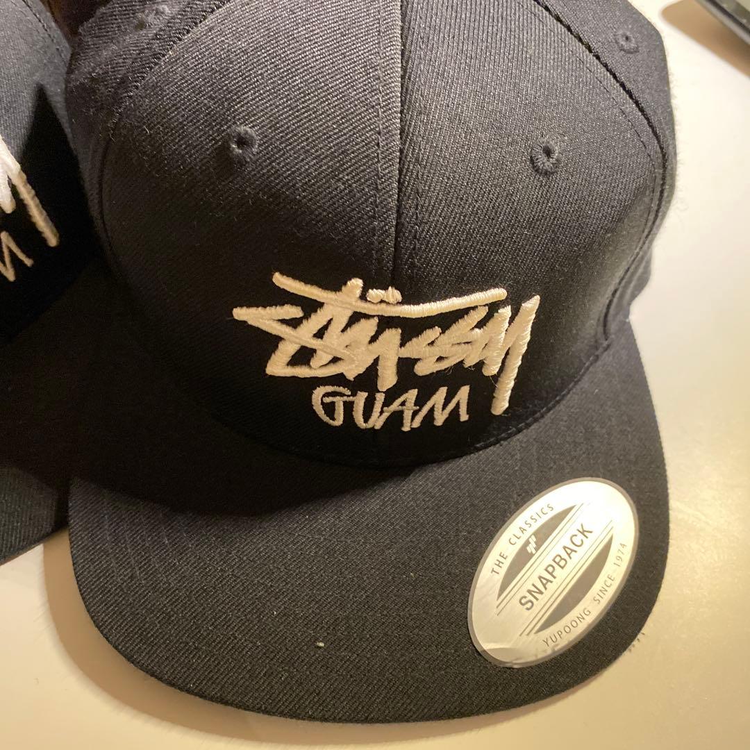 最終セール 3セット STUSSY GUAM スナップバックキャップ ブラック 最終セール 3セット STUSSY GUAM スナップバックキャップ ブラック