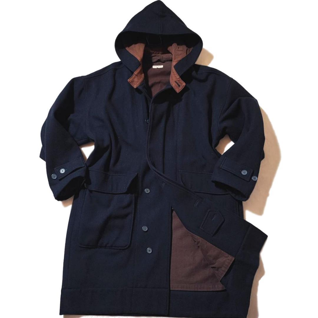 ポールスミス バイカラー Paul Smith フーデッドコート