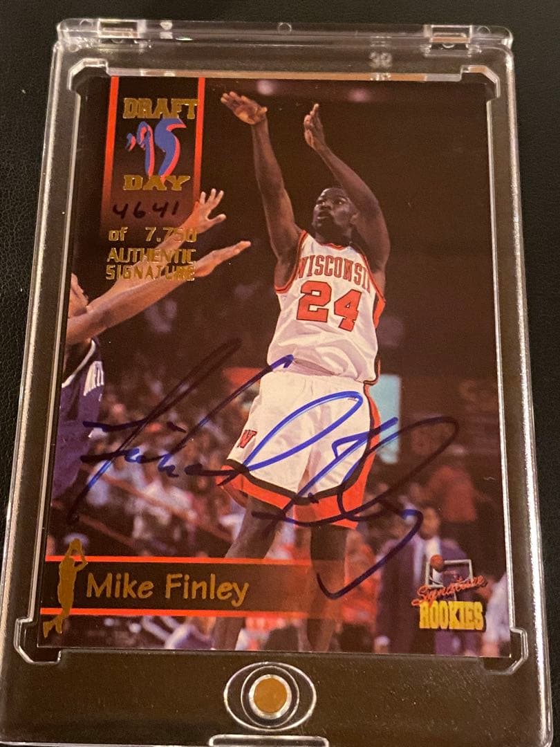 NBAカード シグネチャールーキーズ 1995 マイケルフィンリー 直筆サイン メルカリ