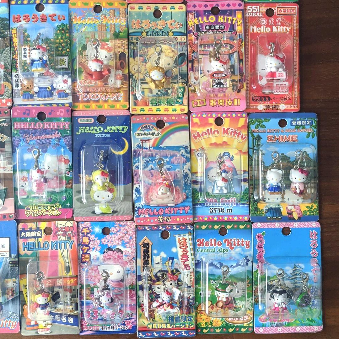 るものがあℨ ご当地キティ かぶりなし77個 おまとめセット jkW3P-m25428955049 ファスナーマスコット リサイクル