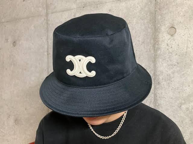 CELINE ネイビー バケットハット Mサイズ セリーヌ