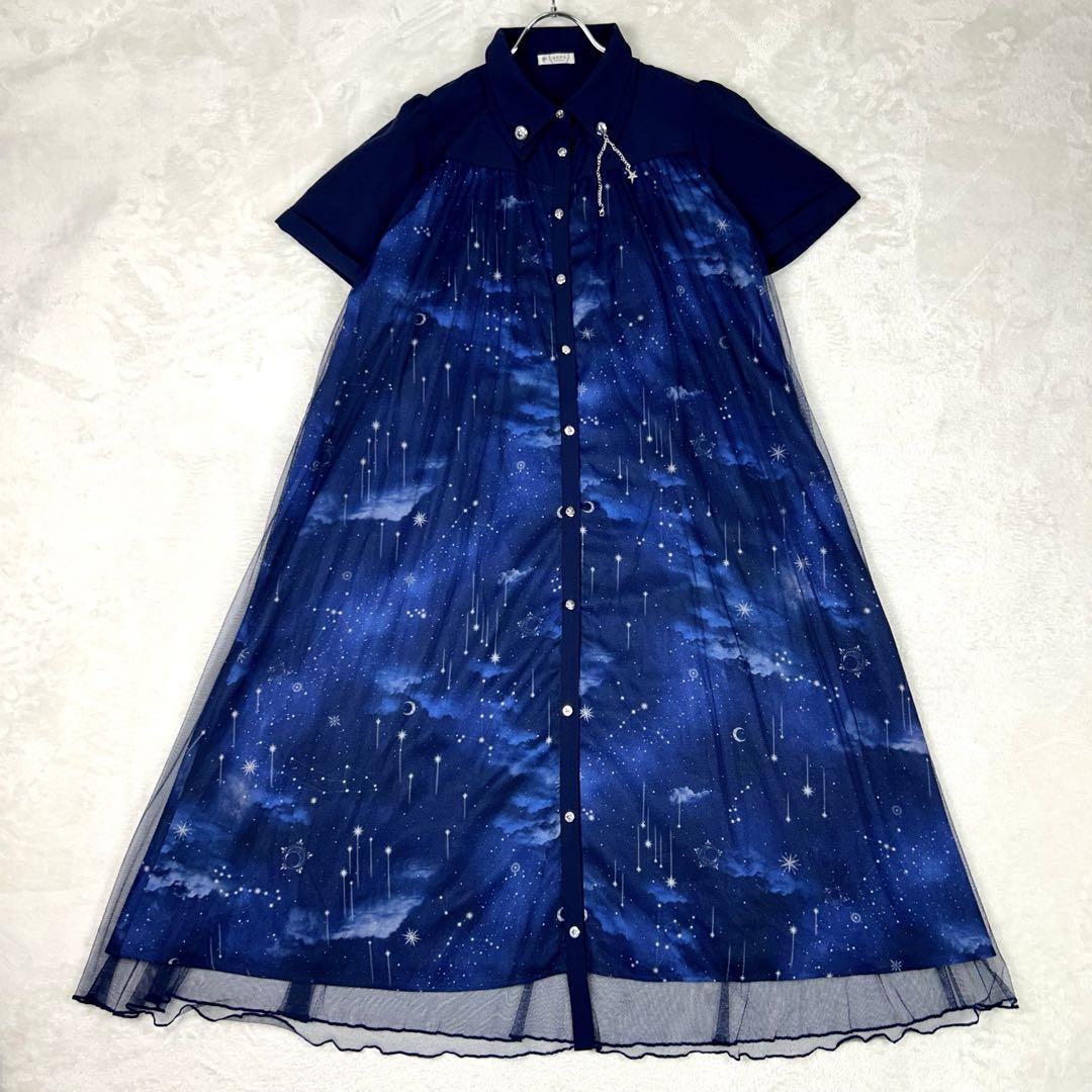 完売モデル☆美品♡アクシーズファム エトワール柄チュール重ね