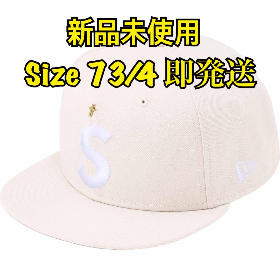 Supreme Gold Cross S Logo New Era 白5