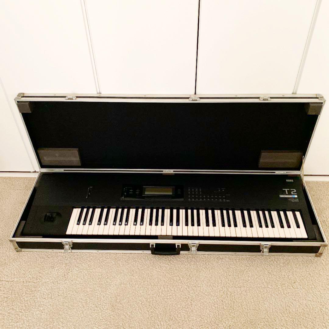 KORG T2 コルグ シンセサイザー ワークステーション 76鍵盤 動作品 KORG T2 コルグ シンセサイザー ワークステーション 76鍵盤