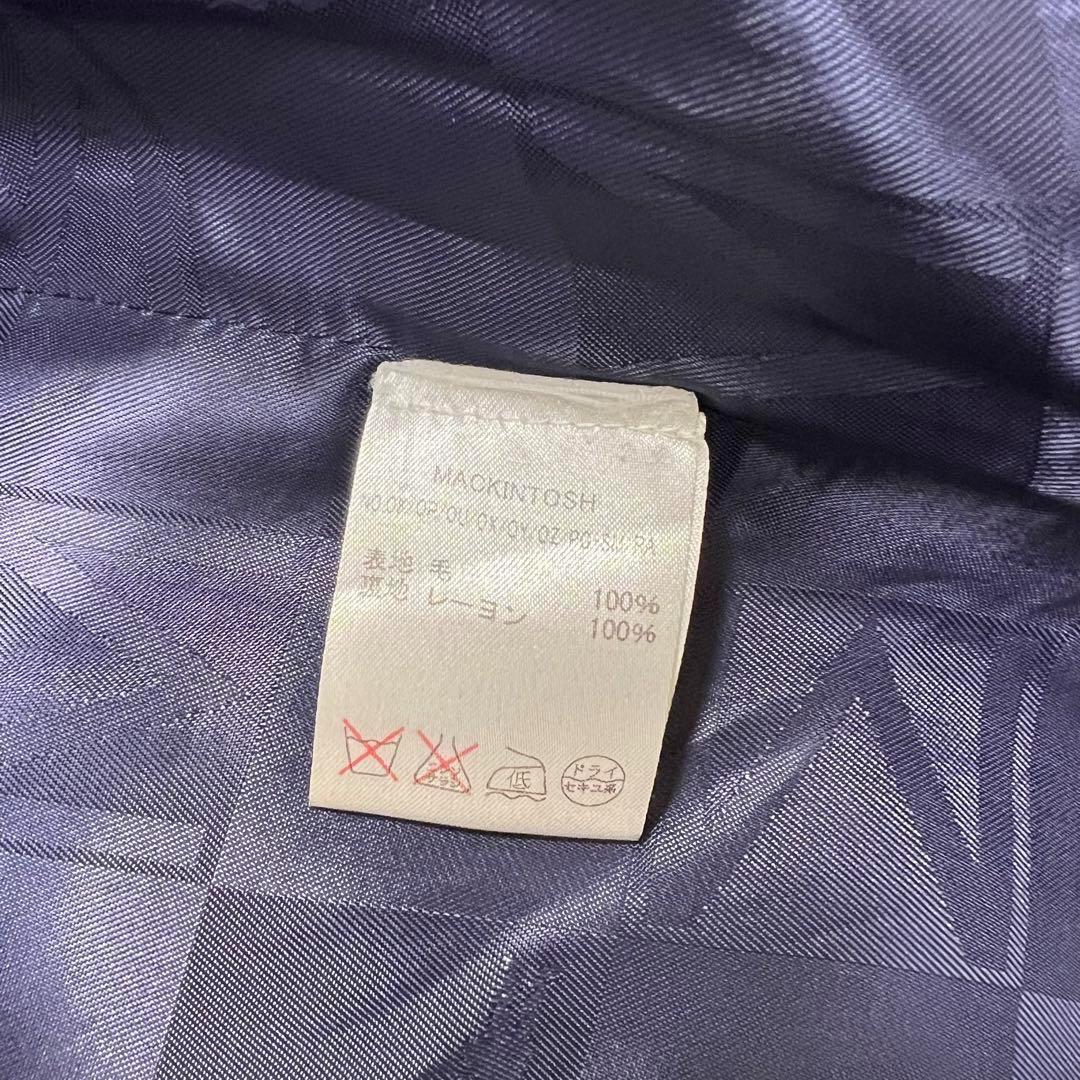マッキントッシュ コート DUNKELD ダンケルド ロロピアーナ 紺 38