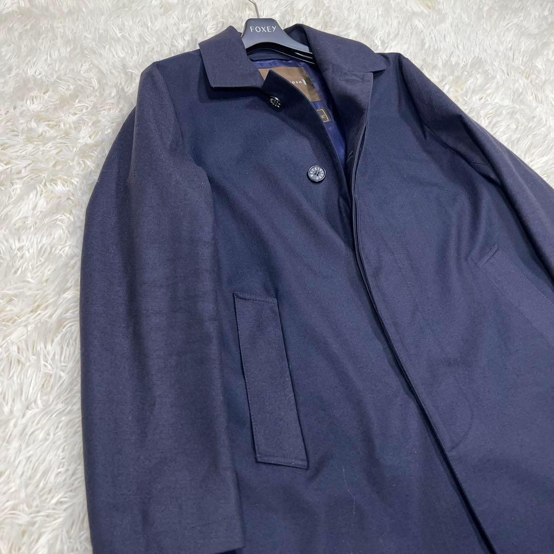 マッキントッシュ コート DUNKELD ダンケルド ロロピアーナ 紺 38