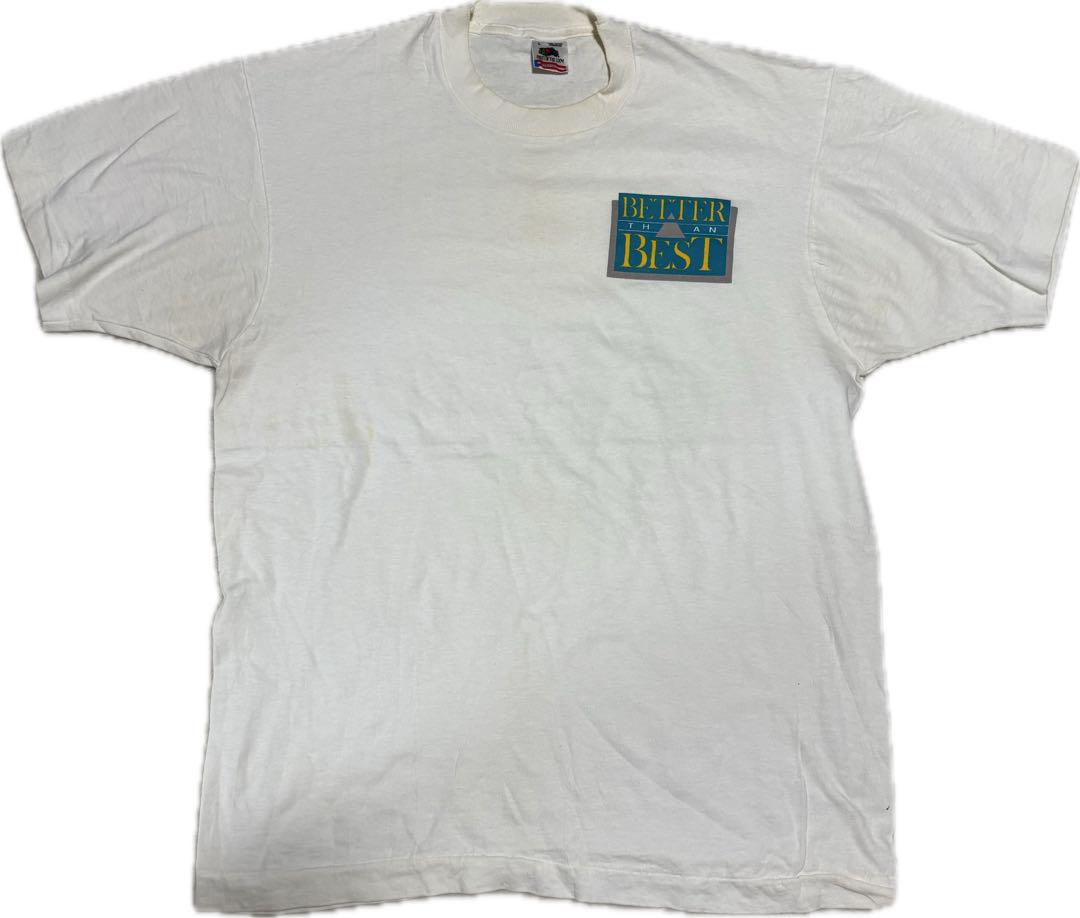 80s後半 【FRUIT OF THE LOOM】 tシャツ 白