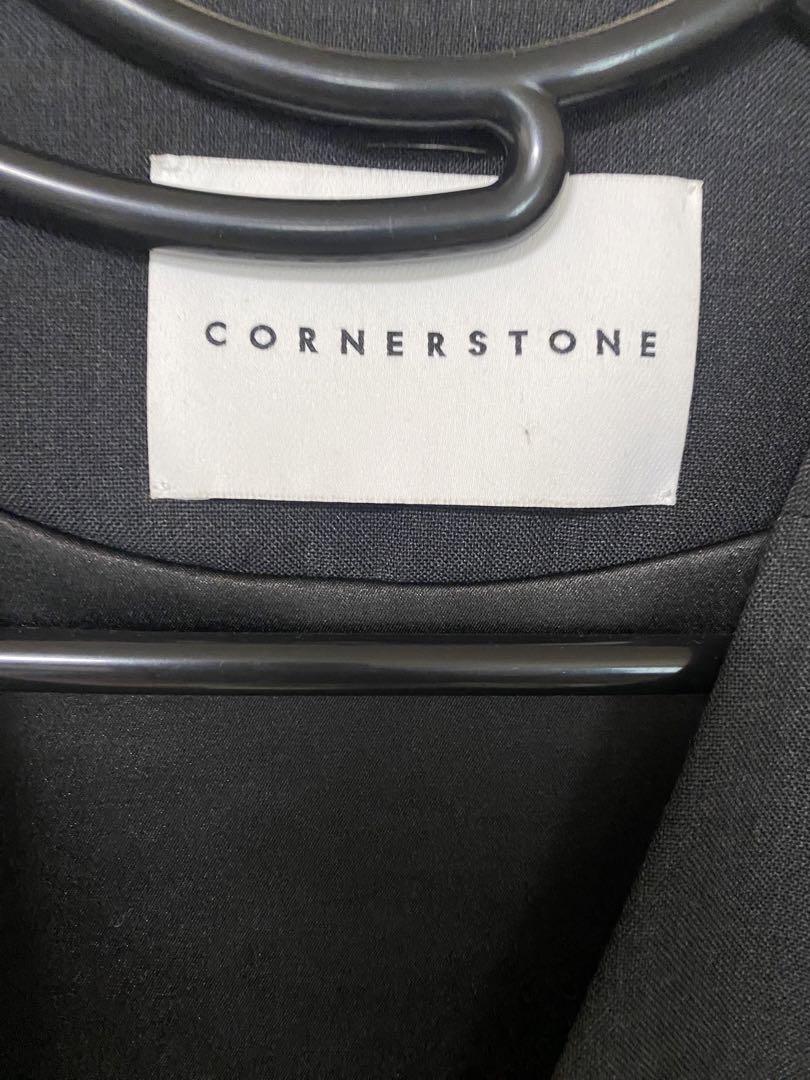 cornerstone ノーカラージャケット