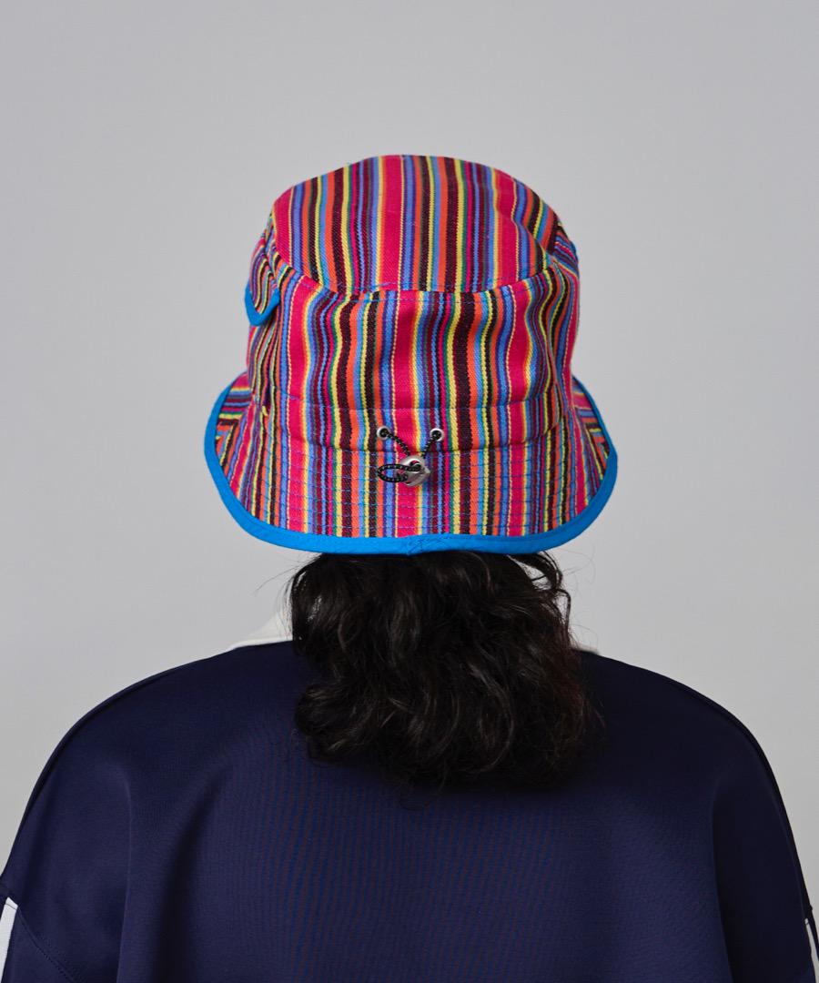 KANGOL バケットハット ストライプ柄 レインボー L/XLサイズ