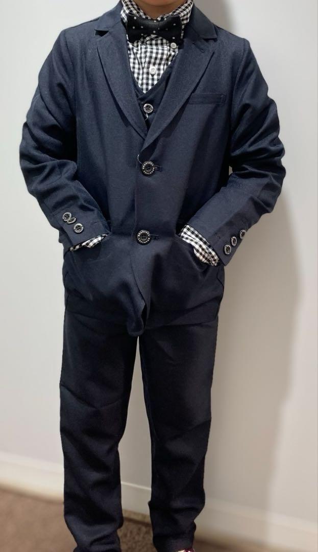 値下げ‼️【5点セット】美品❗️男の子ブランシェス　スーツ 120㎝